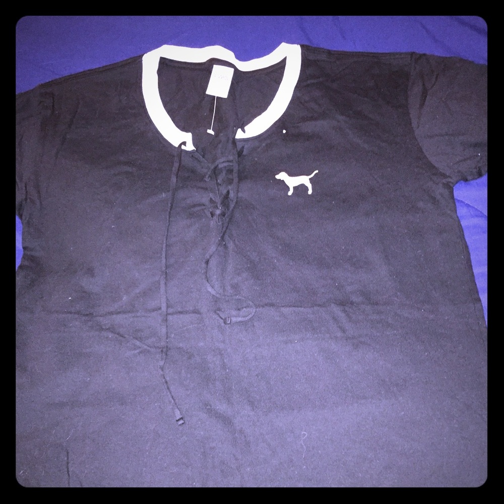 Pink by Victoria secret (black shirt )